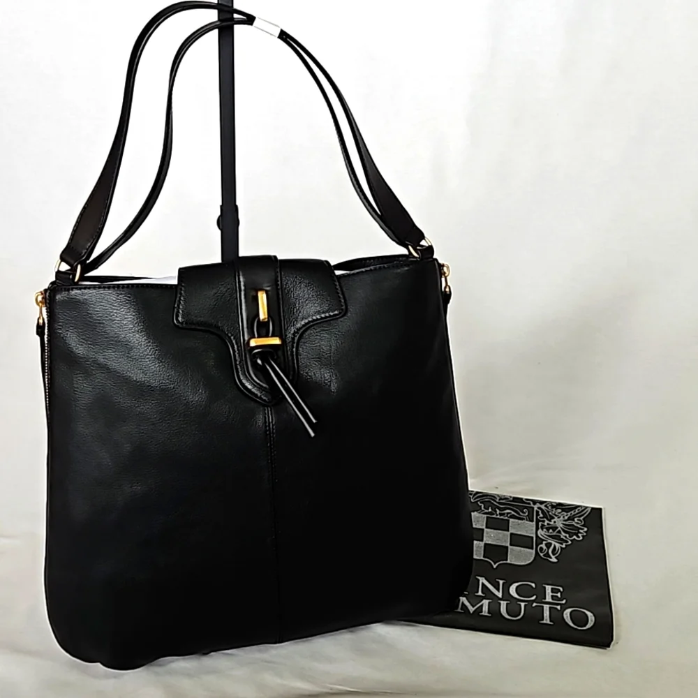 Vince Camuto Maecy Large Leather Hobo Bag